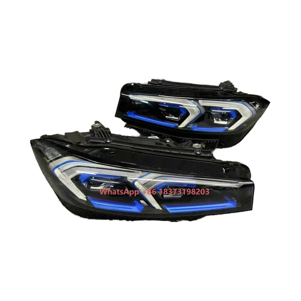 

Auto-Y 2024 Customized Headlamp for 3 Series G20 Laser Black Upgrade with D1S 12V Amber Bulb Front Fit