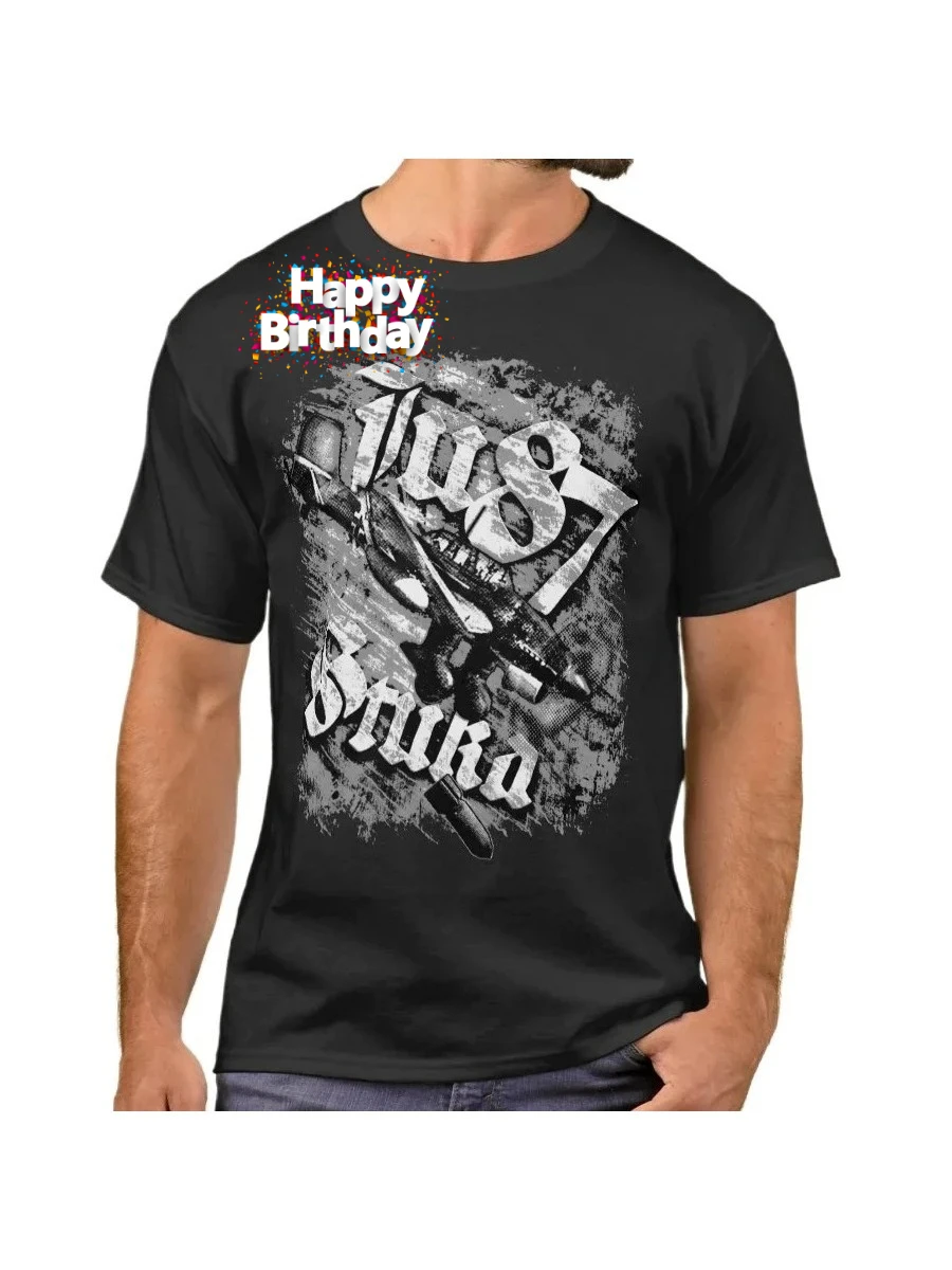 Air Force Ju-87 Stuka Dive Bomber T-Shirt 100% Cotton O-Neck Short Sleeve Summer Casual Mens T-shirt Size S-3XL