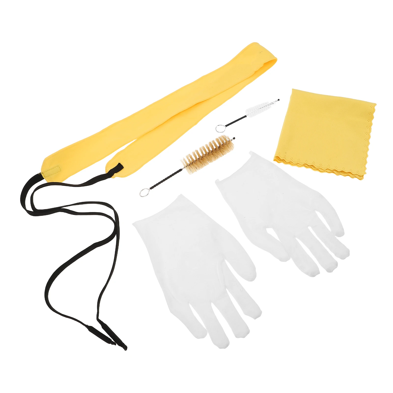 

Musical Instrument Cleaning Kit Clarinet Mouthpiece Brush Accessories for Instruments Set Alto Sax Repair Maintenance Swab