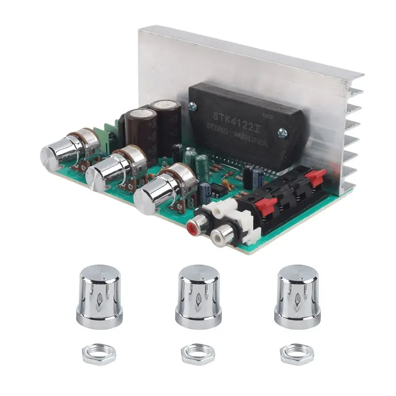 Stereo Audio Power Amplifier Board 50W+ 50W Dual AC15- 18V 2.0 Channel STK Thick Film Series Module For DIY Speaker