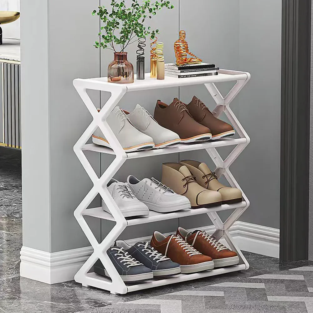 Cheap Shoes Organizer Shoe Organizer Shoe Rack Folding Shoemakers Shoe-shelf Mid-century Furniture Sneaker Living Room Cabinets