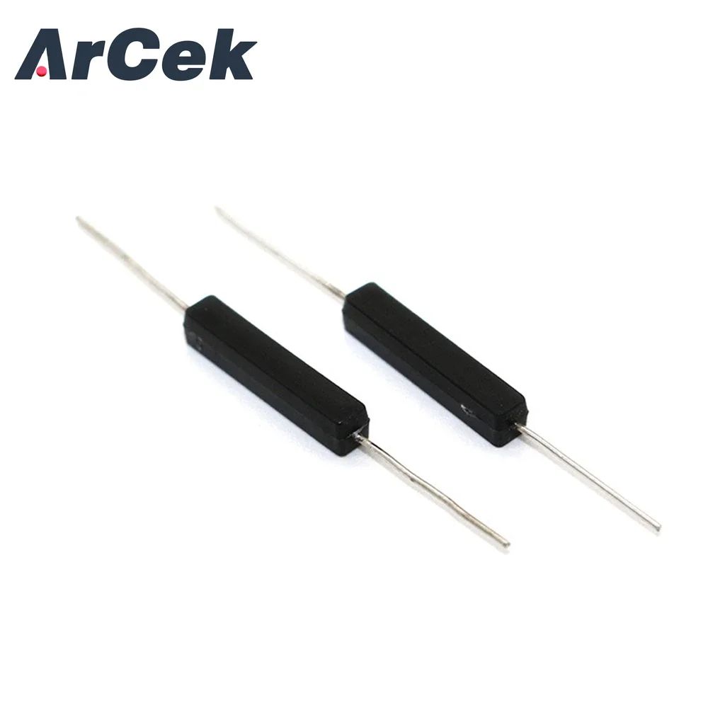 50PCS Plastic Type Reed Switch 2 * 14 Normally Open Magnetic Control Switch GPS-14A Anti-Vibration/Damage Contact For Sensor NO