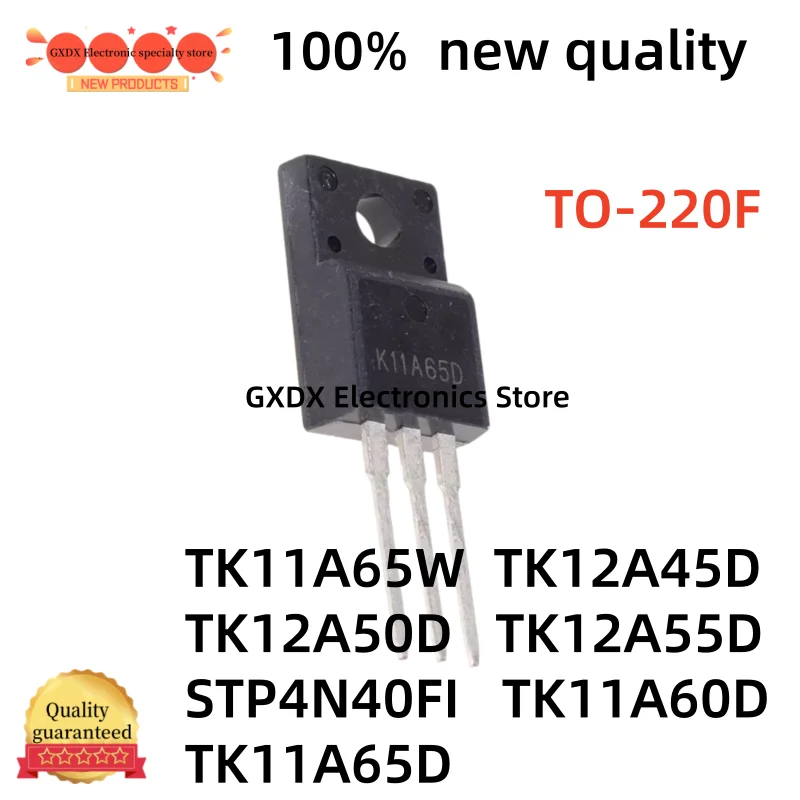 10-20pcs new TK12A55D TK11A60D TK12A50D TK11A65D TK11A65W TK12A45D K12A55D K11A60D K12A50D K11A65D K11A65W K12A45D TO-220F