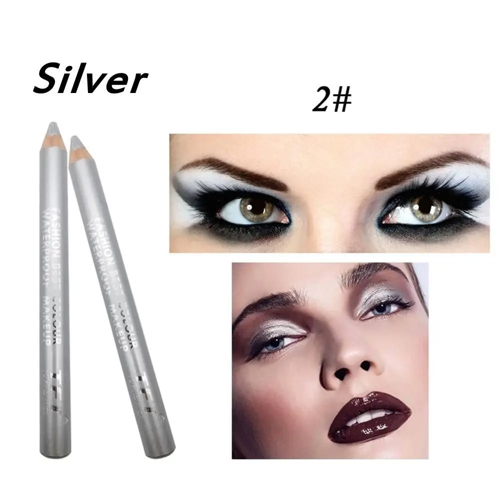 Fashion Eye Cosmetics Long Lasting Eye Shadow&Liner Pen Eyeliner Pencil with Sharpener Highlighter Pigment Matte Waterproof
