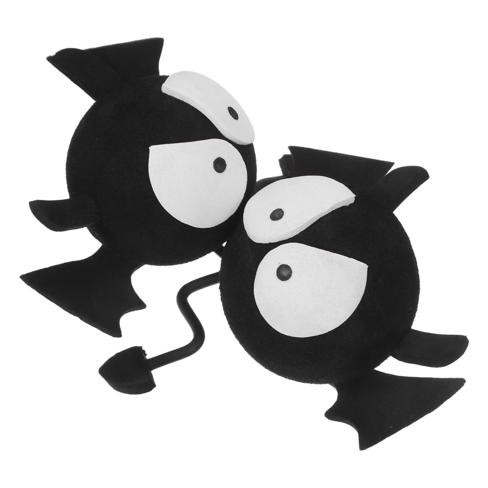 

2 pcs Car Roof Decorations Halloween Antenna Topper Cute Cartoon Design Lightweight Portable Easy Installation Vehicle