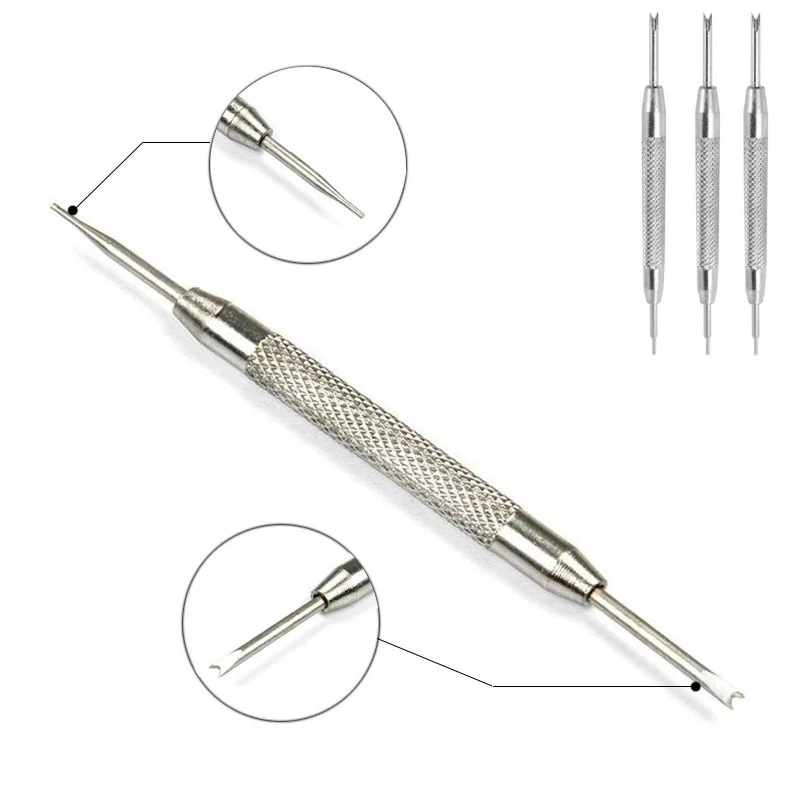 1-5 stücke Uhr Band Reparatur Werkzeug Edelstahl Armband Armband Eingestellt Strap Ersetzen Frühling Bar Verbindungs Pin Remover-Tool