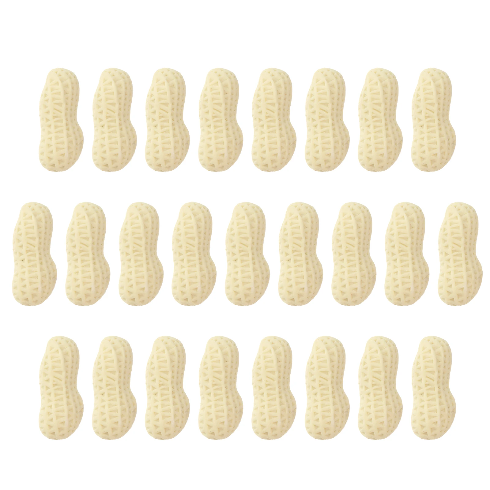 

25 Pcs Simulation Peanut Erasers Cute Mini Food Kawaii Stationery Kids School Supplies Toy Eraser For Students