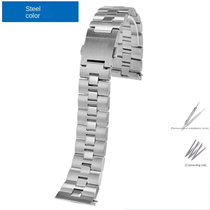 For TAG Heuer watch band Monaco CBL2111/2115/2113/21180 CAW2111 men's Solid metal watch strap Stainless steel bracelet 22mm