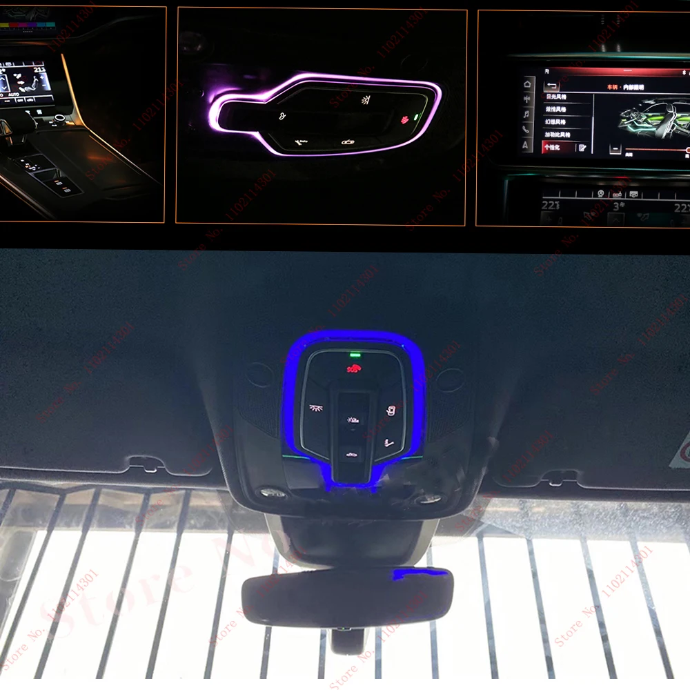 

Car Rooflight Trim Reading Light Ambient Light For Audi A6 A6L Cayenne For Land Rover Range Rover Velar atmosphere light