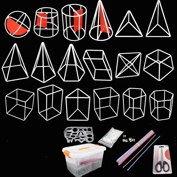 Mathematical Teaching Aids for Volumetric Area of Three-Dimensional Geometric Models and Spatial Shapes