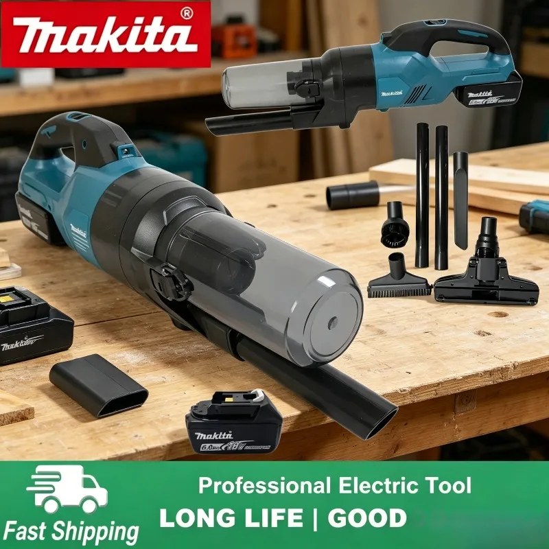 

Efficient Household Industrial Construction Cleaning Tools For 18V Battery, Makita High Power Portable Electric Vacuum Cleaner.