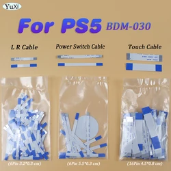 1Pc For PS5 BDM-030 ON OFF Power Switch Flex Cable L1 R1 L2 R2 Trigger Button Cable 16Pin Touch Cable For PlayStation 5 V3.0