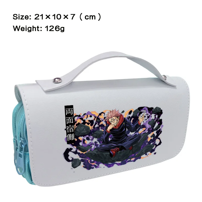 

Anime Jujutsu Kaisens Pencil Bag Yuji Ltadori Woman Cosmetic Bags Stationery Box Pencil Case School Bag Gift