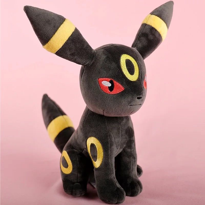 

Durable Plush Toys Game for Birthday Gift Soft Toy Umbreon Design Fuzzy Toy Stuffed Animal Toys
