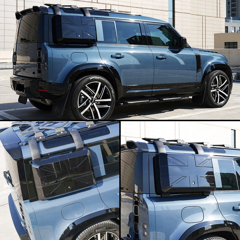 Side Storage Luggage Box Roof Rack Side Tool Equipment Box for Land Rover Defender 2020 2021 2022 202320 2021 2022 Auto Parts