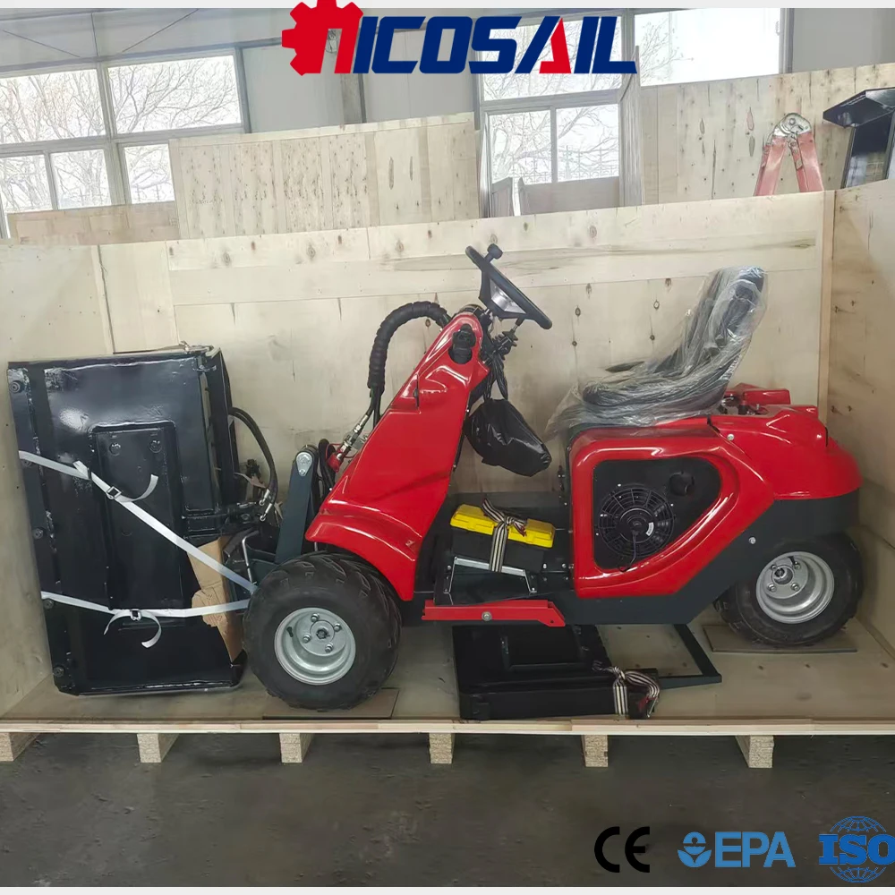 

Nicosail 3 Wheel Mini Skid Steer Loader CE Approved Euro 5 Smooth Operation Compact Design for Farmland Garden