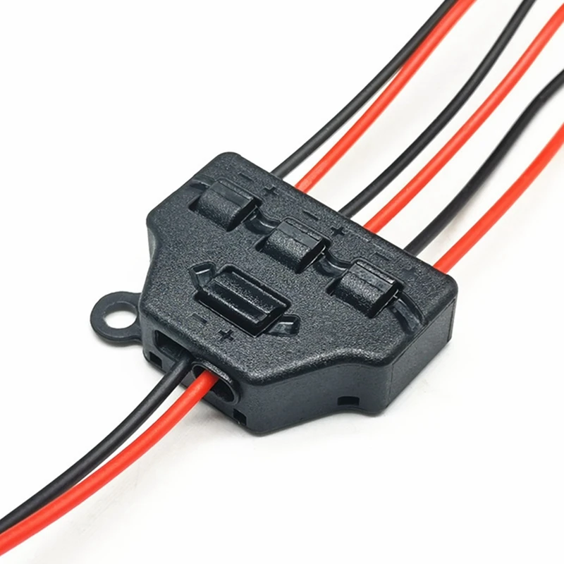 6-Port-Schnellspalter, Out Line Splitter, Quick Connect Out Line Splitter, Beleuchtung, LED-Streifen, Modellbeleuchtung, Eisenbahn-Layout