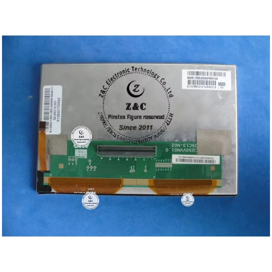 

C050VVN01 C050VVN01.0 Оригинальная 5-дюймовая ЖК-панель дисплея для автомобильной GPS-навигации и DVD-плеера от AUO