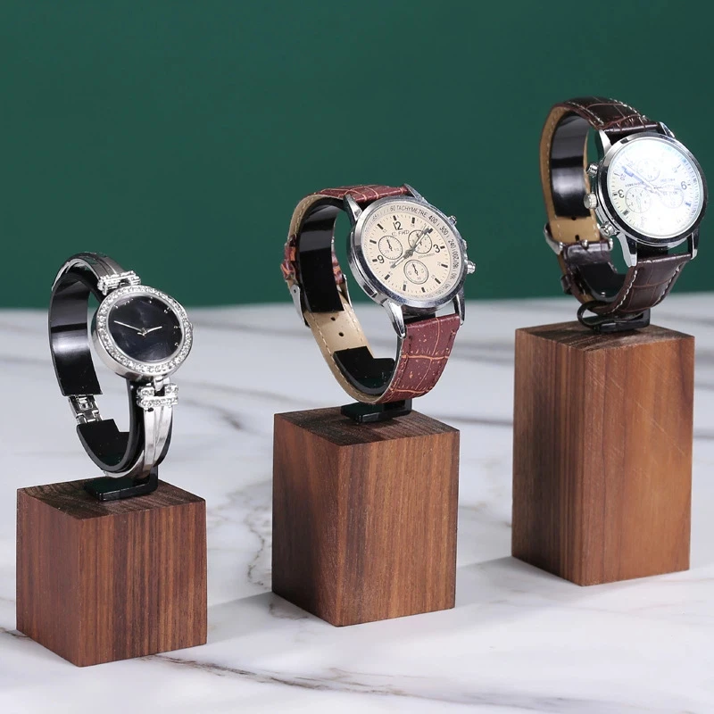 New Wooden C Shaped Watch Disp - Jewelry And Watches Inc ulasan dan harga