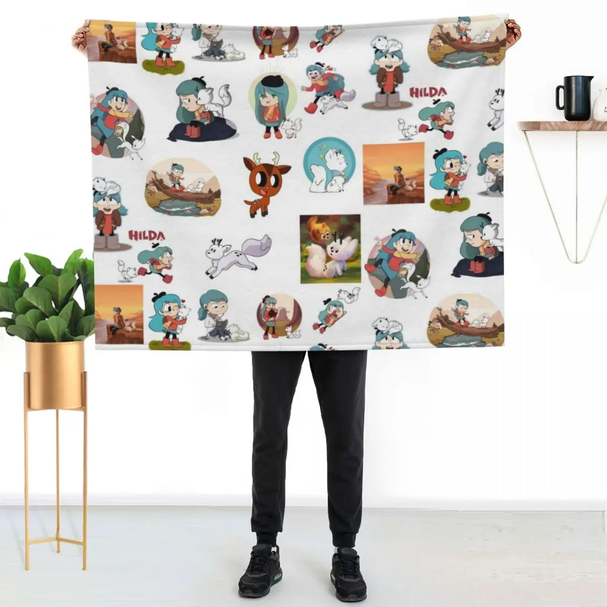 

All of Netflix Hilda, hilda twig, Hildanetflix, Hilda Netflix, hilda twig cartoon, kids show twig, Sleeping twig, Throw Blanket