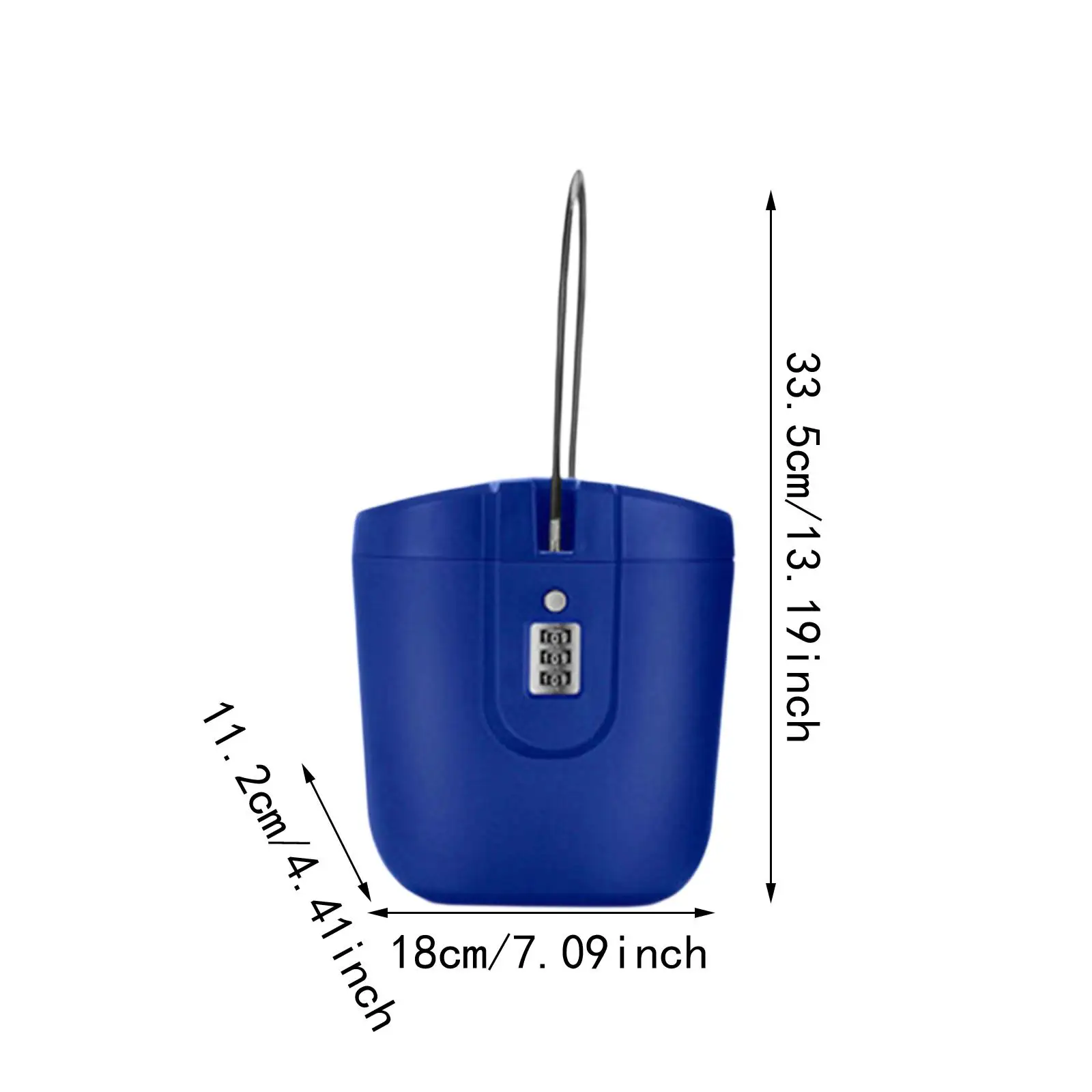 Портативный сейф с замком, ящик для хранения, 3-значный кодовый замок, мобильное пляжное ведро для спортивного каравана, офиса на открытом воздухе