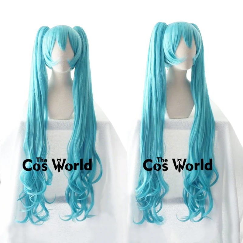 

Miku 2019 Magical Mirai Circus 120cm Long Wavy Halloween Anime Cosplay Wigs Synthetic Hair + Wig Cap
