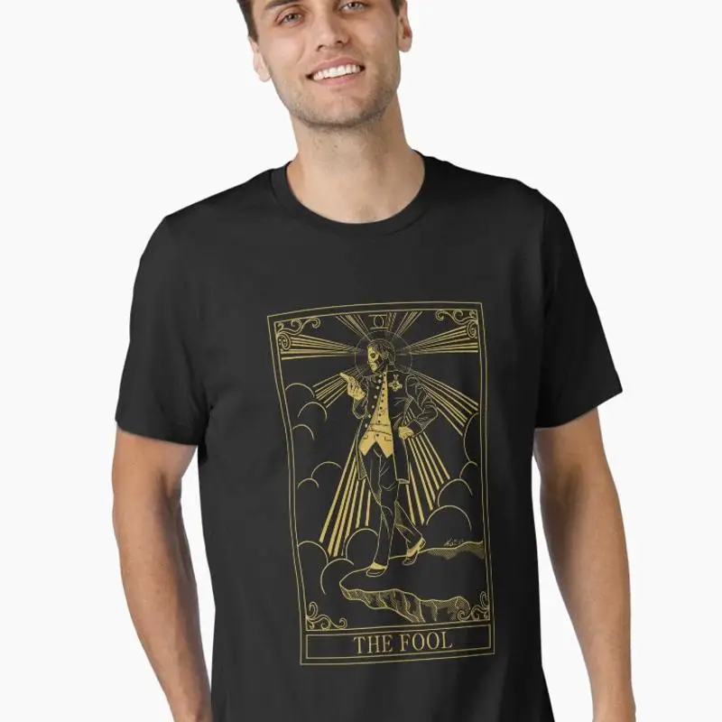The Fool Ghost Tarot Card T-Shirt
