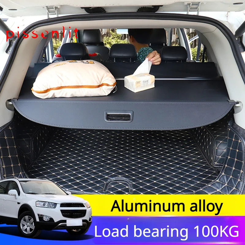 For Chevrolet CAPTIVA Trunk Cover Curtain Tail Box Baffle Storage Partition Interior Trim Modification Accessories Rear Racks