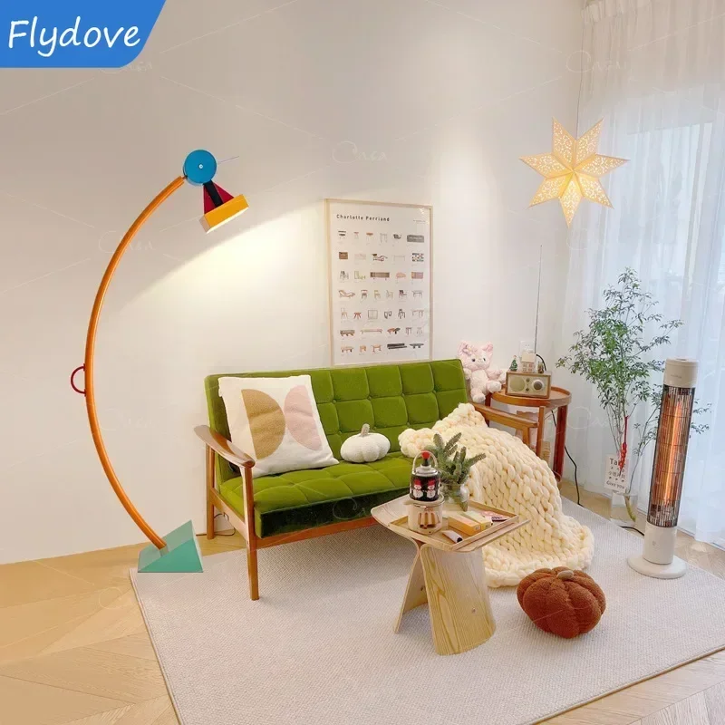 Memphis Style Floor Lamps Creative Cartoon Table Light Children's Room Parlor Hotel Study Decor Lighting Bedroom Colour