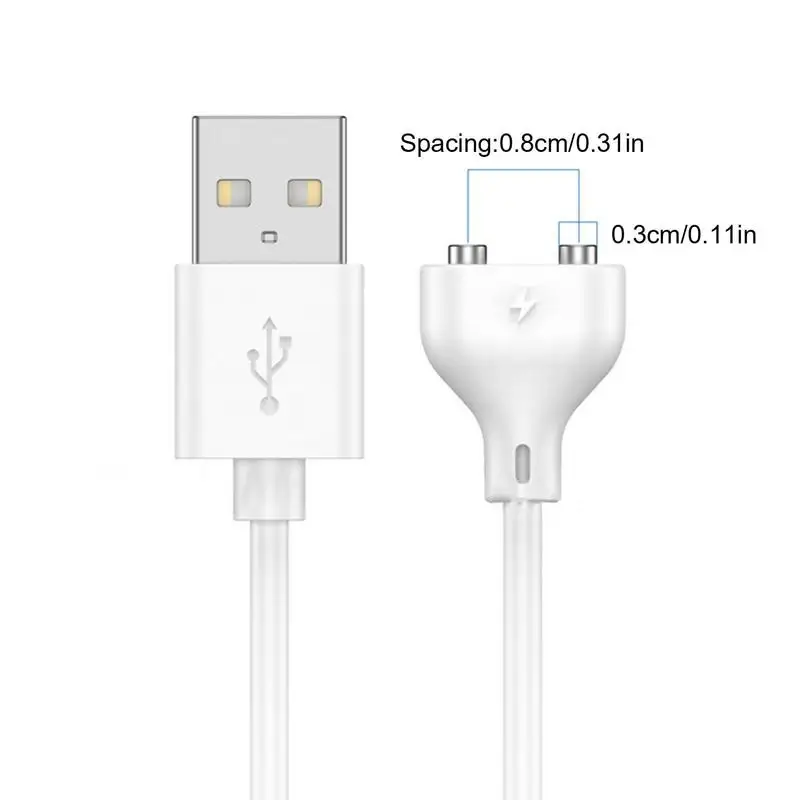 Kabel pengisi daya USB, 2pin 5/7/8mm untuk mainan dewasa dapat diisi ulang DC Vibrator magnetik