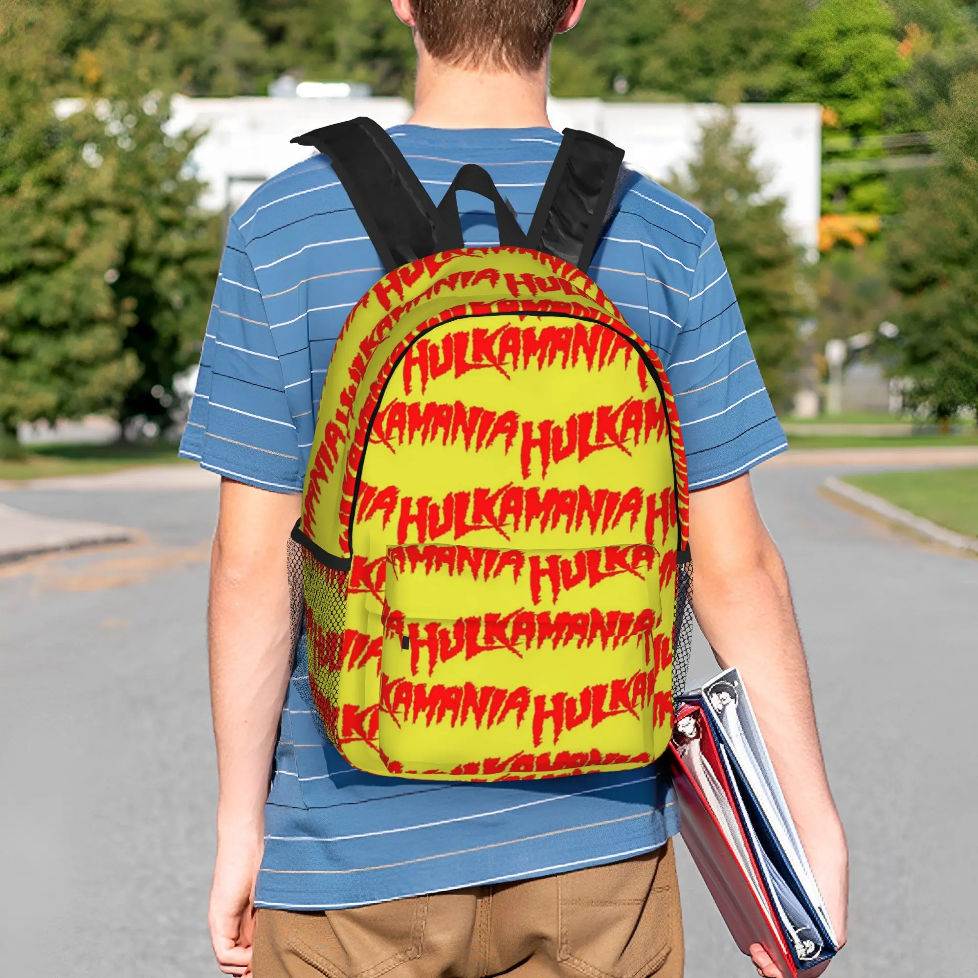 Hulk Hogan Hulkamania   Backpack Hot Sale Daypack Large Capacity Boys Girls BookBag Shoulder Bags for Men Women School Bag - view 3