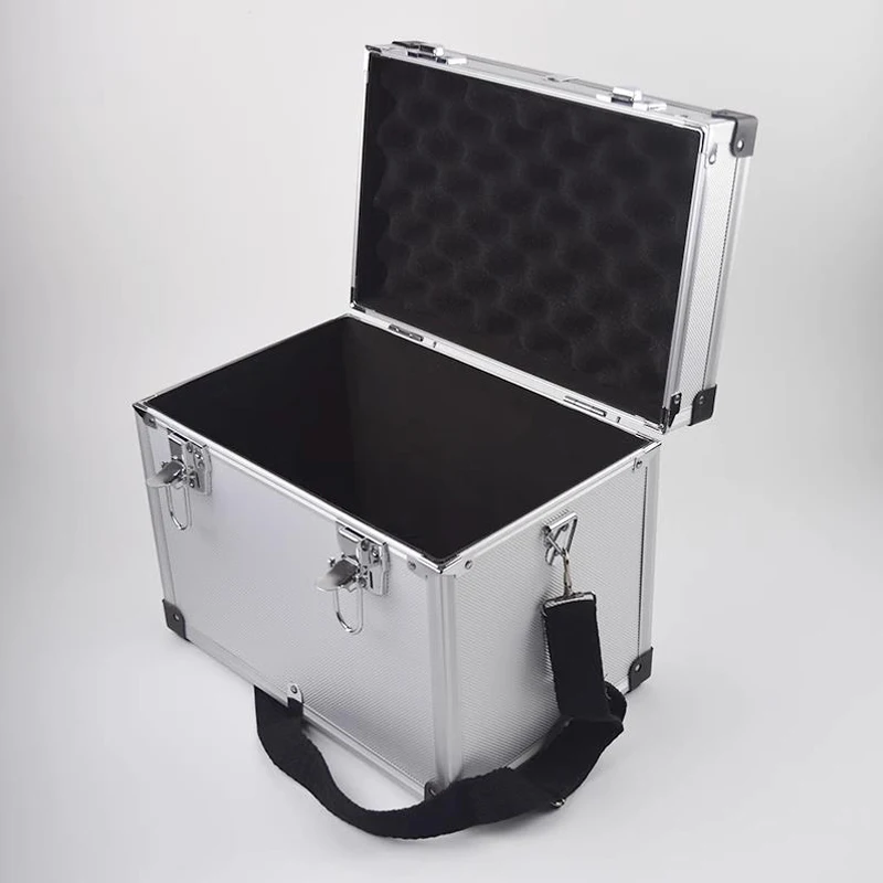 Aluminum Alloy Tool Box Portable Medical Aircraft Model Drone Storage Box Outdoor Tools and Instruments Case with Shoulder Strap