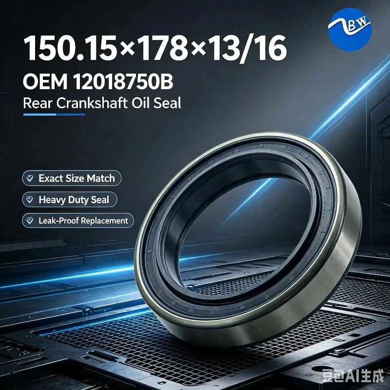 High Quality Wheel Hub Oil Seal 150.15x178x13-16mm, Leak Proof. OEM: 12018750B for Mechanical Maintenance.