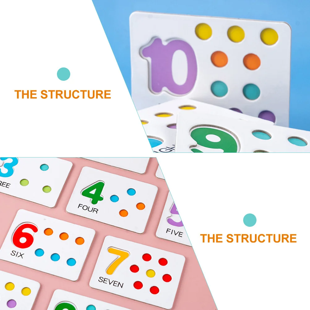1Set Kinder Mathematik Lernen Aids Holz Anzahl Erkenntnis Vorschule Arithmetik Kreative Denken Hand Auge Koordination Sichere Farbe