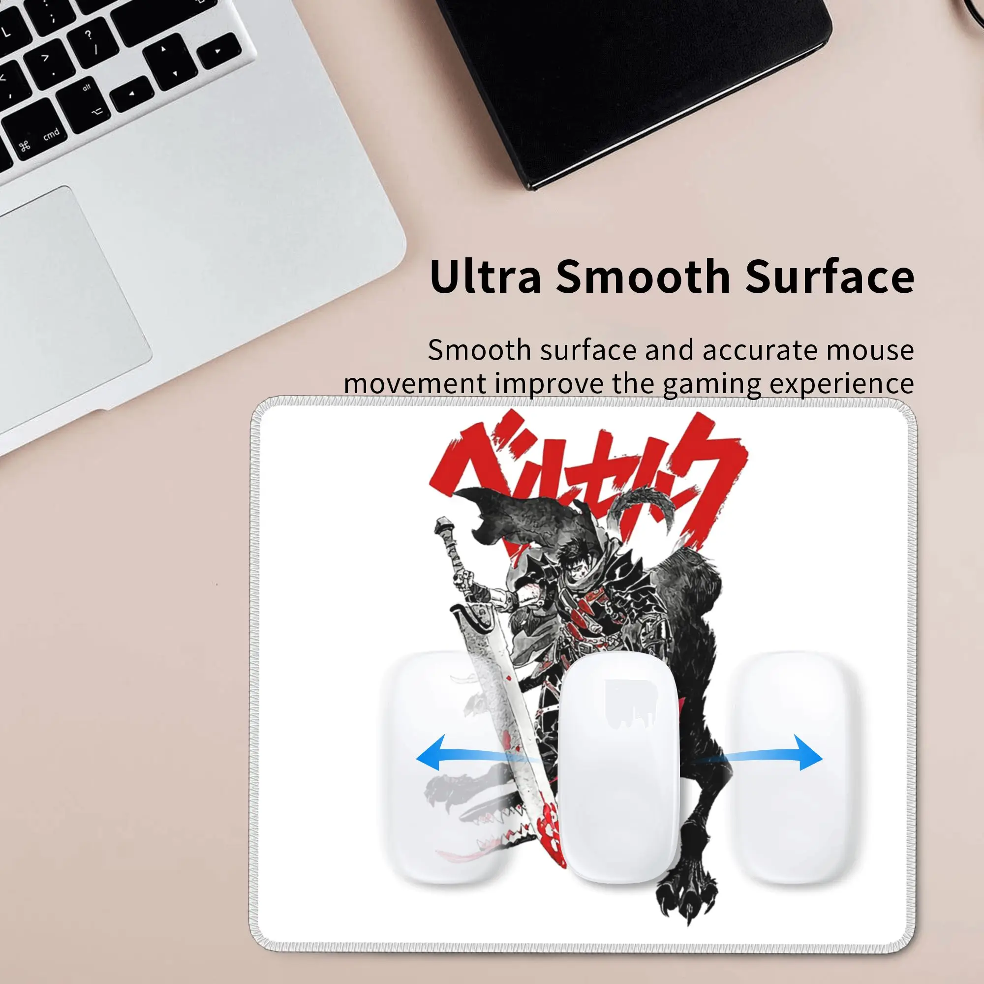 Guts Sword In Berserk Anime Mouse Pad Computer Keyboard Mouse Mat Gaming PC Laptop Desk Mat Office Accessories Table Mats