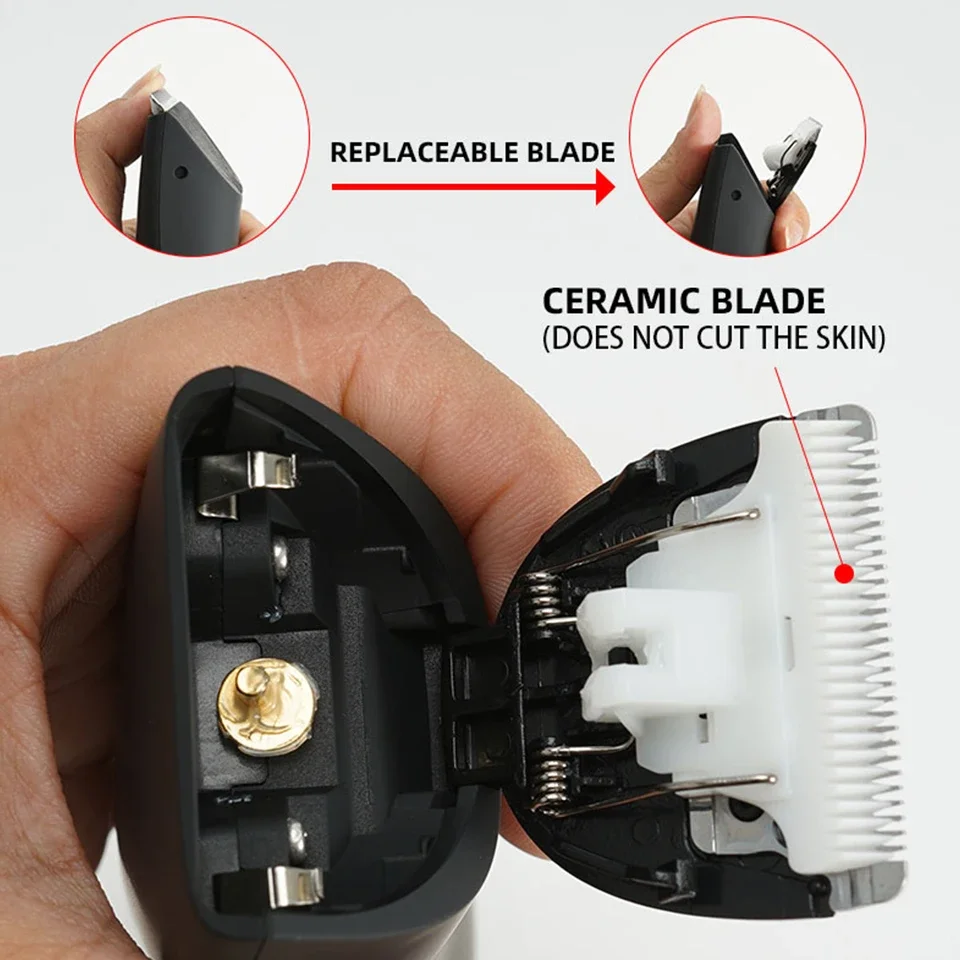 Lama di ricambio per tagliacapelli, lama per barbiere, per tagliacapelli elettrico, macchina da taglio per toelettatura