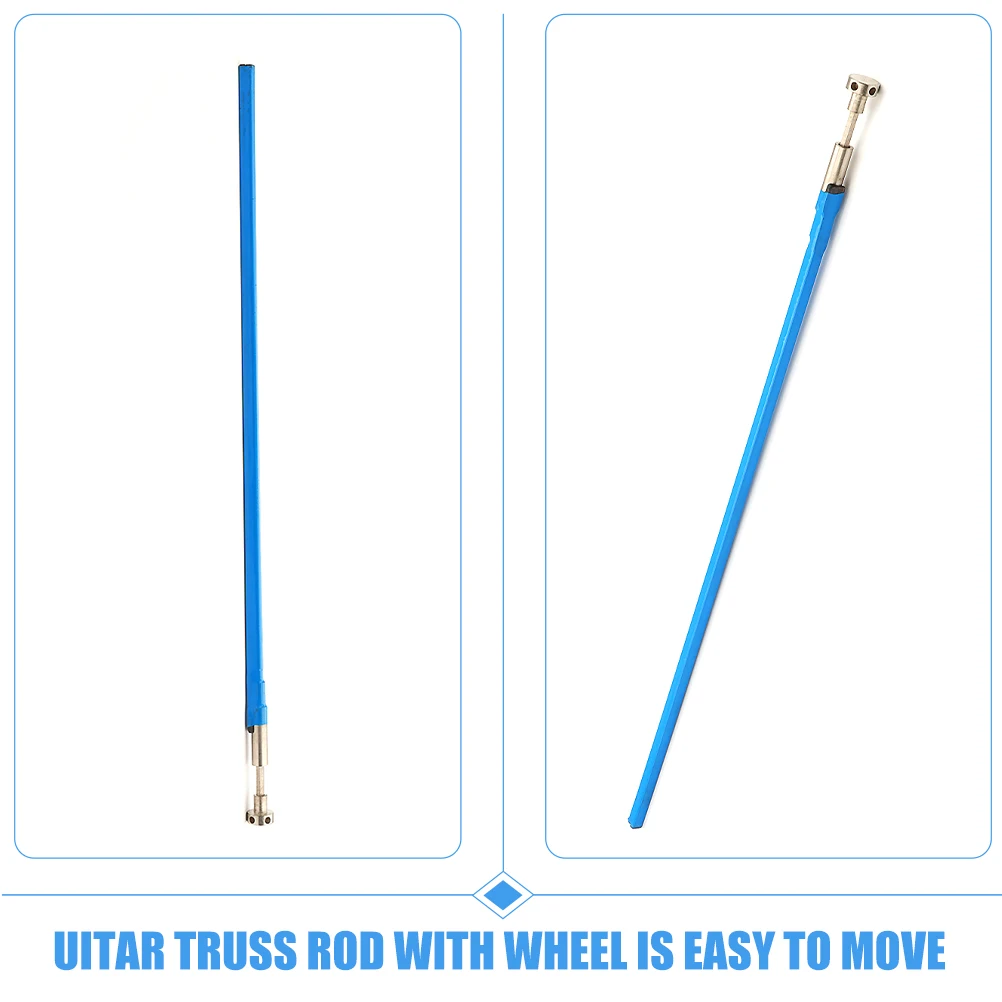 

Blue Chinese Style Adjustable Rod 420mm GH402 Guitar Truss Bass Metal Accessories Electric Supplies Durable Reliable Sturdy