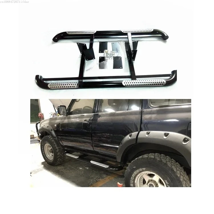 

80 Series Side Step For Land Cruiser FJ80 LC80 Running Boards 4x4 Auto Parts