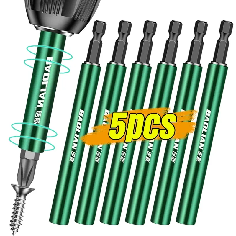 

Сильный магнитный держатель бит отвертки с шестигранным хвостовиком, нескользящий электрический удлинитель, шатун для плотных помещений, электроинструмент для сверления