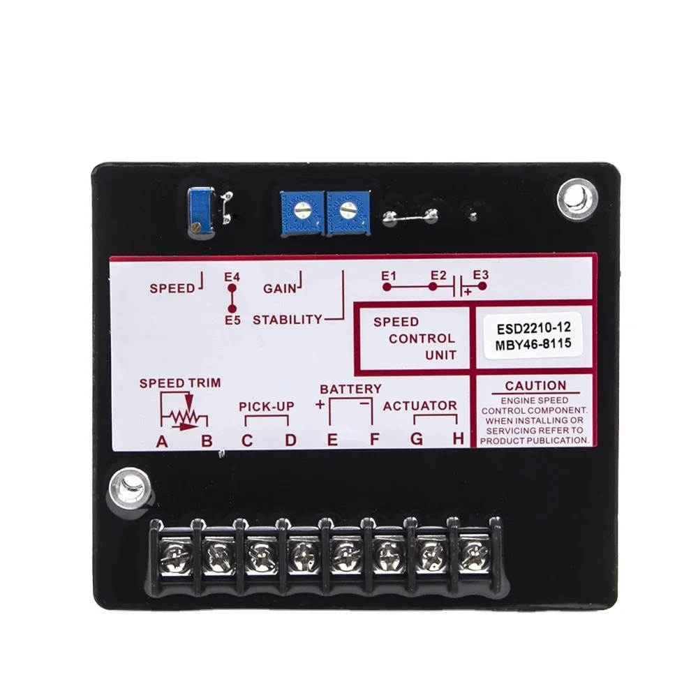 

DC12V 24V ESD2210 Engine Speed Controller DC Motor Control Board Actuator Govornor Unit Panel Genset Parts ESD2210-12 ESD2210-24