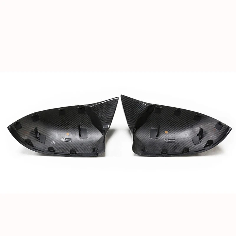 Carbon Fiber Fibre Side Mirror Cover Caps For  X3 X4 X5 X6 F15_16_25_26