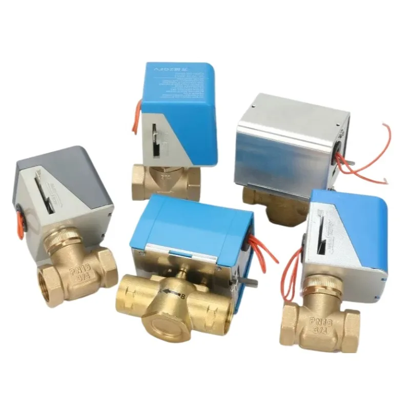 VA7010-8503 Electric two-way valve Central air conditioner fan coil two-way valve DN20 solenoid valve