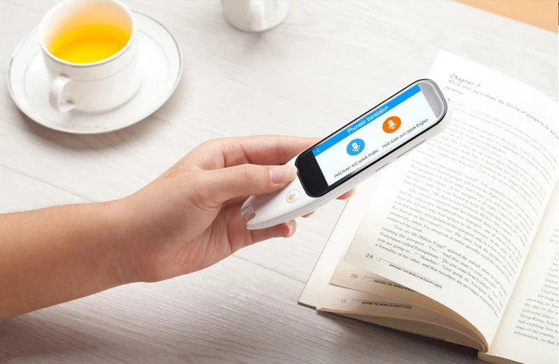 OEM-Custom Language Translator Pen Scanner, Scantalker, Examination Reader em espanhol, francês, árabe, inglês, japonês e coreano