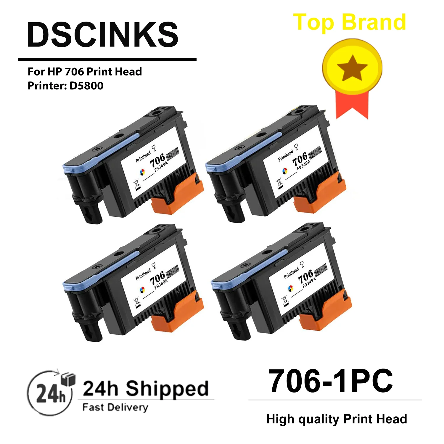 

1pc Printhead for hp 706 print head for HP 706 F9J49A Print Head For HP D5800 Printer