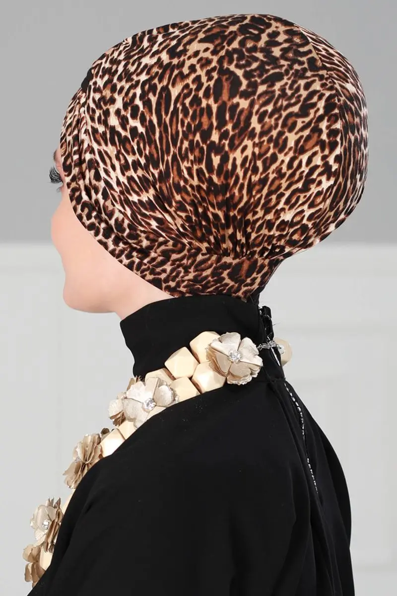 Motif léopard à Double couleur, os peigné