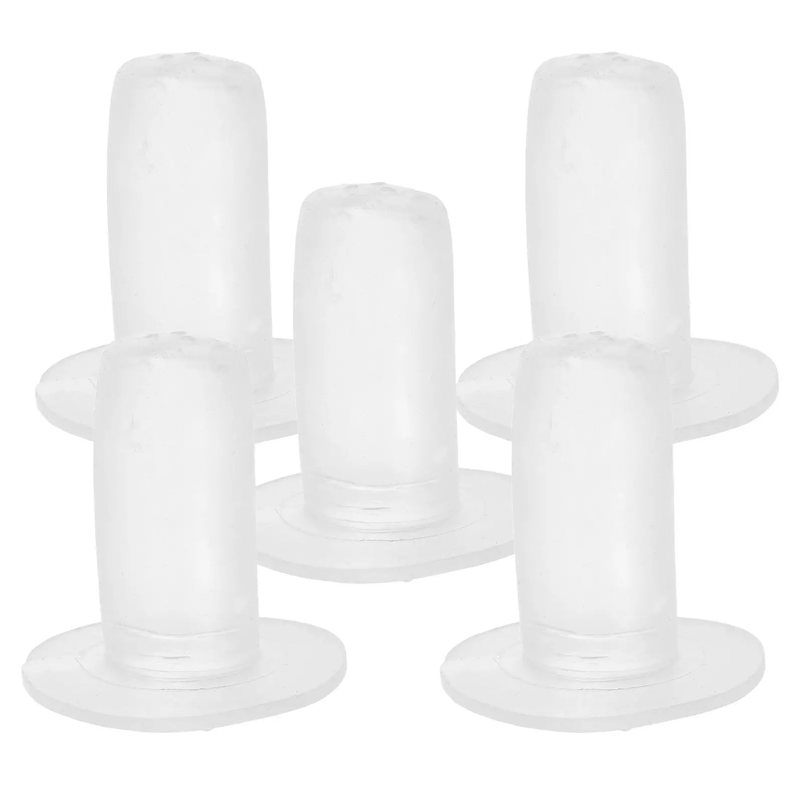 

5 шт. силиконовых мягких сосок-пустышек для козлят, непротекающие, сменные, аксессуары для бутылочек для кормления молодых животных и домашних питомцев