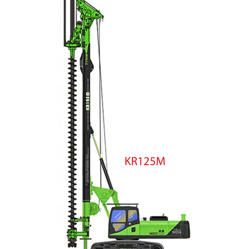 YG New Appearance 15m Depth 150kN.M Torque Ground Screw Pile Driver Equipment Machine Mining Drilling Rig