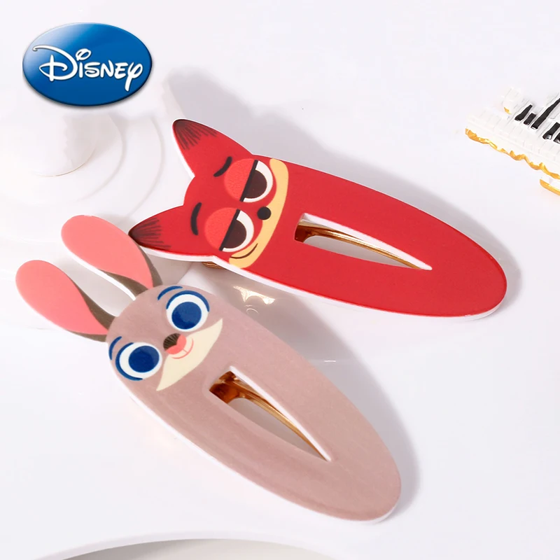 

Disney Zootopia Hairpin Judy Nick Cartoon Anime Plastic Bangs Hair Clip Barrette Headwear Hair Accessories Simple Lovely Girl