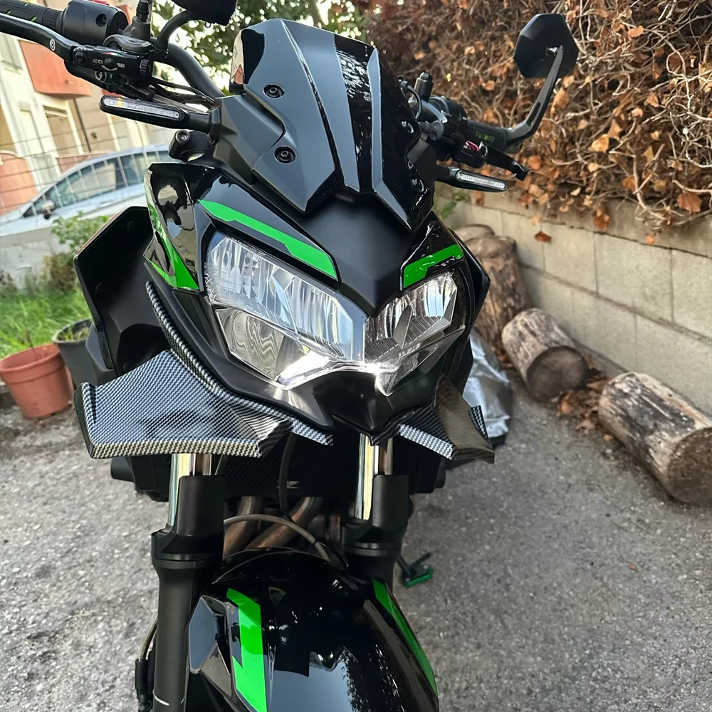 Déflecteur d'aile de moto pour Kawaski Z, Winglets, Downforce, Spoilers nus, Carénage aérodynamique, dehors, Z650, 2024, 650, 2021, 2022