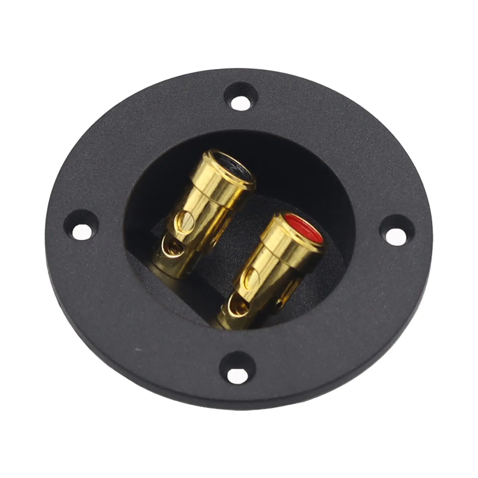 2x speakers box Terminal Cup 75mm Repalcement Terminal Connector Double Binding Round for DIY Premium Durable Professional
